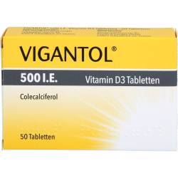 Vigantol 500 I.E. Vitamin D3 Tabletten 50 St