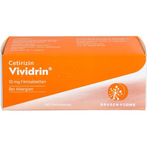 Cetirizin Vividrin 10 mg Filmtabletten 100 St