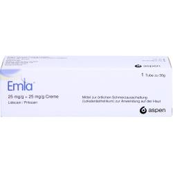 Emla 25 mg/g + 25 mg/g Creme 30 g