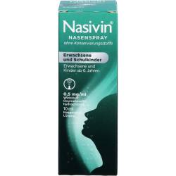 Nasivin Nasenspray o.Kons.Erw.u.Schulkinder 10 ml