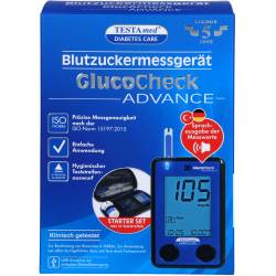 Testamed GlucoCheck Advance Star.-Kit mg/dl mmol/l 1 St
