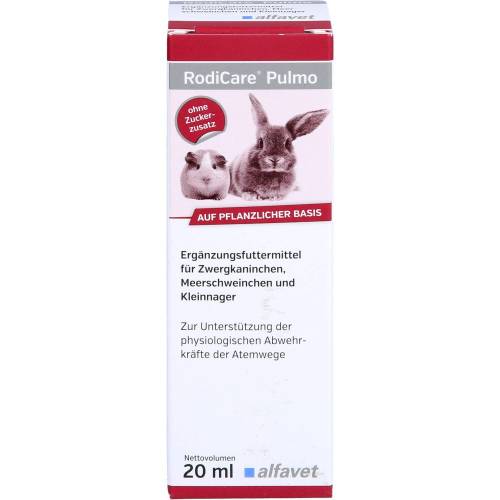 Rodicare Pulmo flü.f.Kleinnag./Meerschw./Zwergkan. 20 ml