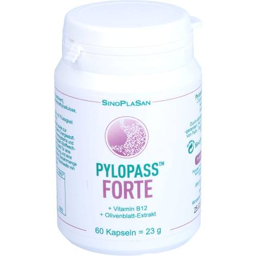 Pylopass Forte 200 mg+Vit.B12+Olivenblattextr.Kps. 60 St