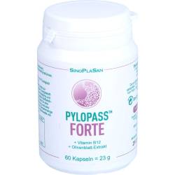 Pylopass Forte 200 mg+Vit.B12+Olivenblattextr.Kps. 60 St