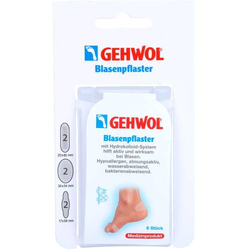 Gehwol Blasenpflaster sortiert 6 St
