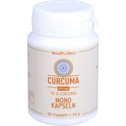 Curcuma 475 mg 95% Curcumin Mono-Kapseln 60 St