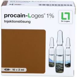 Procain-Loges 1% Injektionslösung Ampullen 20 ml