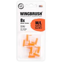 Wingbrush Refill-Set Interdentalb.Iso 3 med./large 8 St