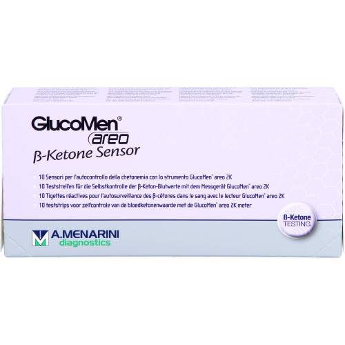 Glucomen areo 2K ß-Ketone Sensor Teststreifen 10 St