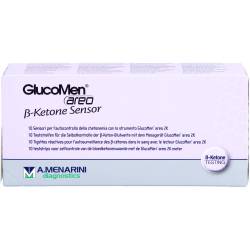 Glucomen areo 2K ß-Ketone Sensor Teststreifen 10 St