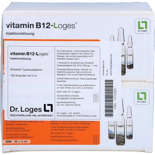 Vitamin B12-Loges Injektionslösung Ampullen 200 ml