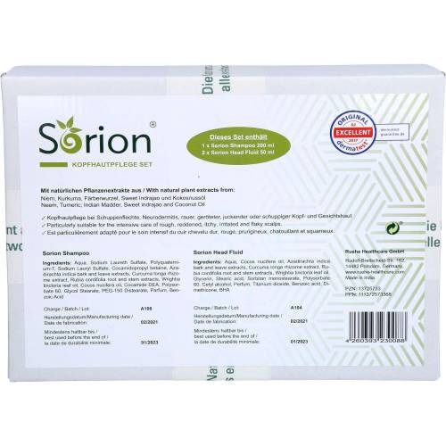 Sorion Shampoo & 2x Sorion Head Fluid 1 P
