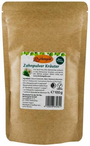Pulbere pentru dantura cu plante 100g - Birkengold