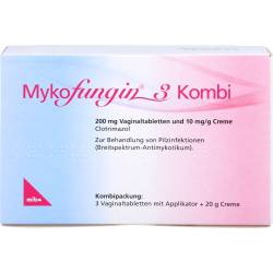 Mykofungin 3 Kombi 200 mg Vaginaltab.+10 mg/g Cre. 1 P