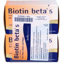 Biotin Beta 5 Tabletten 200 St