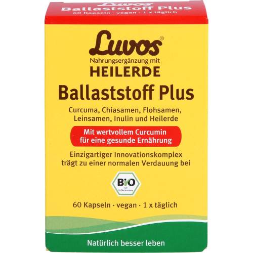 Luvos Heilerde Bio Ballaststoff Plus Kapseln 60 St