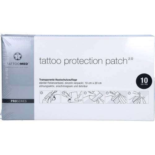 Tattoomed tattoo protection patch 2.0 10x20 cm 10 St