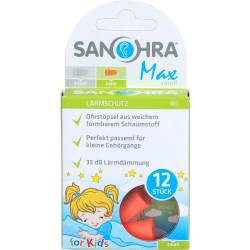 Sanohra max Gehörschutzstöpsel f.Kinder 12 St