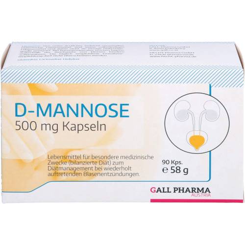 D-Mannose 500 mg Gph Kapseln 90 St