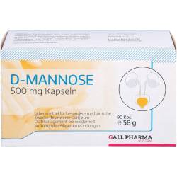 D-Mannose 500 mg Gph Kapseln 90 St