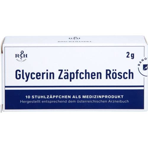 Glycerin Zäpfchen Rösch 2 g gegen Verstopfung 10 St