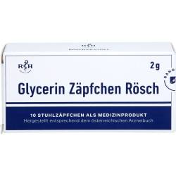 Glycerin Zäpfchen Rösch 2 g gegen Verstopfung 10 St