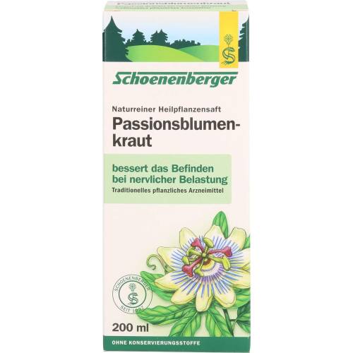 Passionsblumenkraut naturreiner Heilpflanzensaft 200 ml