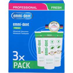 Emmi-Dent Ultraschall Zahncreme fresh Set 3 St