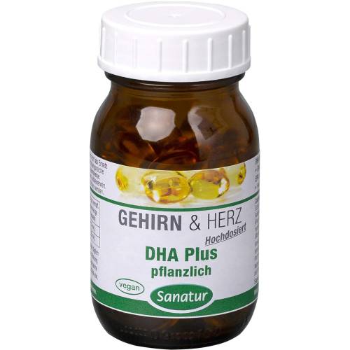 Dha Plus pflanzlich Kapseln 80 St