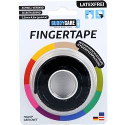 Fingertape latexfrei Buddycare Med schwarz 1 St