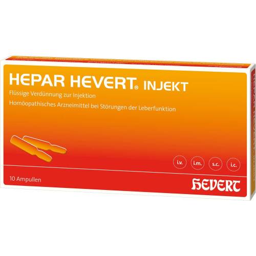 Hepar Hevert injekt Ampullen 10 St