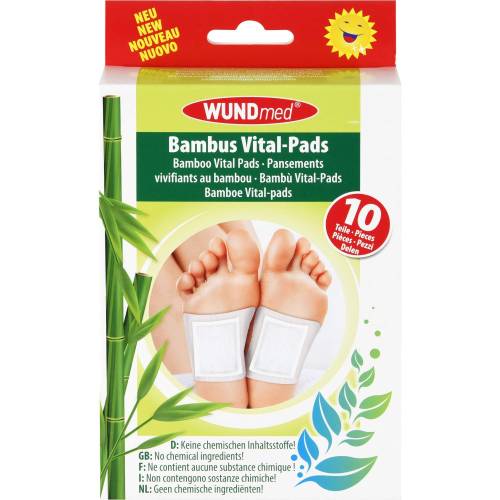 Bambuspflaster Vital-Pads Entgiftung+Vitalisierung 10 St