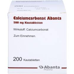 Calciumcarbonat Abanta 500 mg Kautabletten 200 St