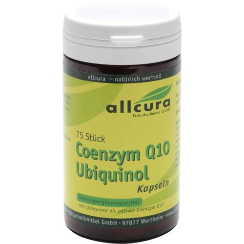 Coenzym Q10 Ubiquinol 100 mg Kapseln 75 St