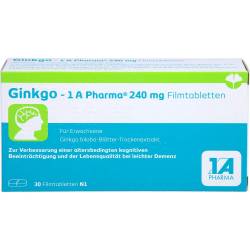 Ginkgo-1A Pharma 240 mg Filmtabletten 30 St