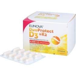 Eunova DuoProtect D3+K2 4000 I.E./80 µg Kapseln 90 St