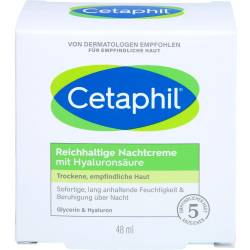 Cetaphil reichhaltige Nachtcreme mit Hyaluronsäure 48 g