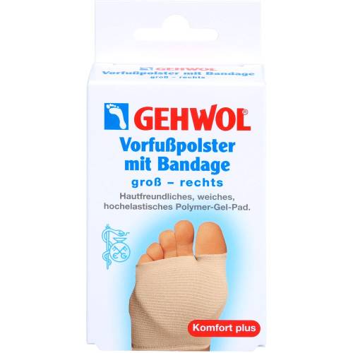 Gehwol Vorfußpolster mit Bandage rechts groß 1 St