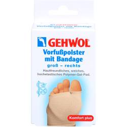 Gehwol Vorfußpolster mit Bandage rechts groß 1 St