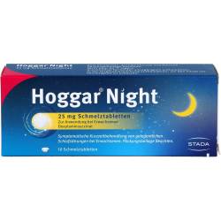 Hoggar Night 25 mg Schmelztabletten 10 St