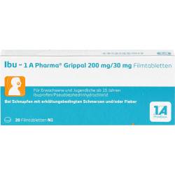 Ibu-1A Pharma Grippal 200 mg/30 mg Filmtabletten 20 St