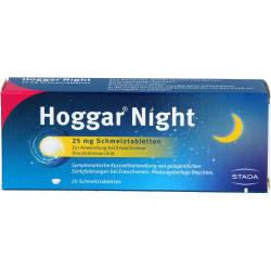 Hoggar Night 25 mg Schmelztabletten 20 St