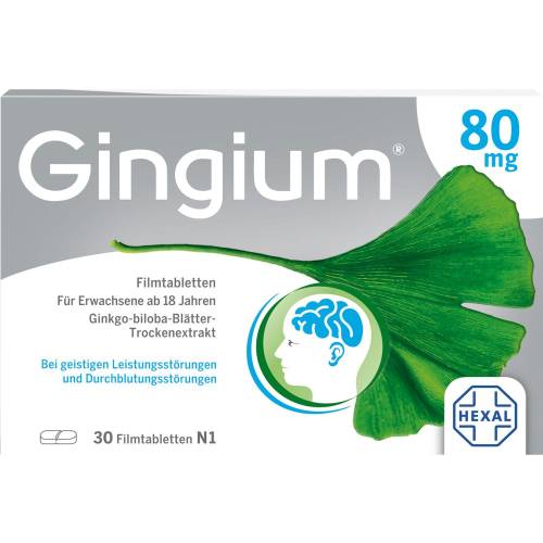 Gingium 80 mg Filmtabletten 30 St