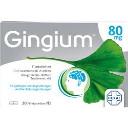 Gingium 80 mg Filmtabletten 30 St