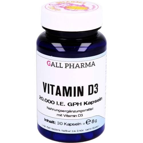 Vitamin D3 20.000 I.E. Gph Kapseln 30 St