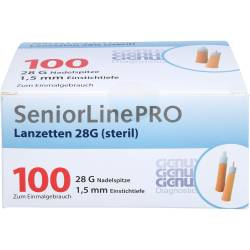 Seniorline Pro Lanzetten 28 G 1,5 mm 100 St