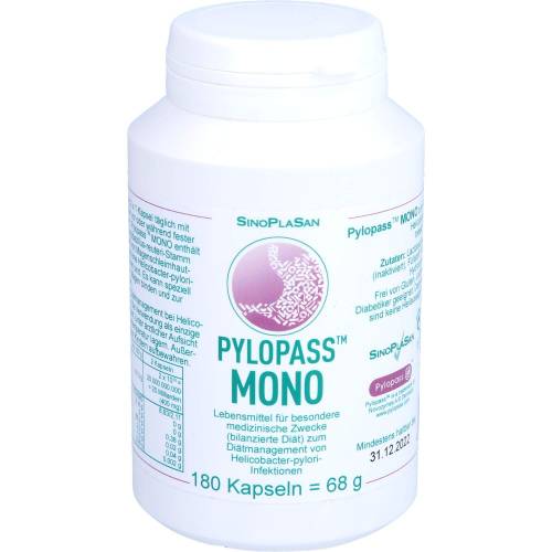 Pylopass Mono 200 mg bei Helicobacter pylori Kaps. 180 St