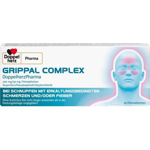 Grippal Complex DoppelherzPharma 200 mg/30 mg Fta 20 St