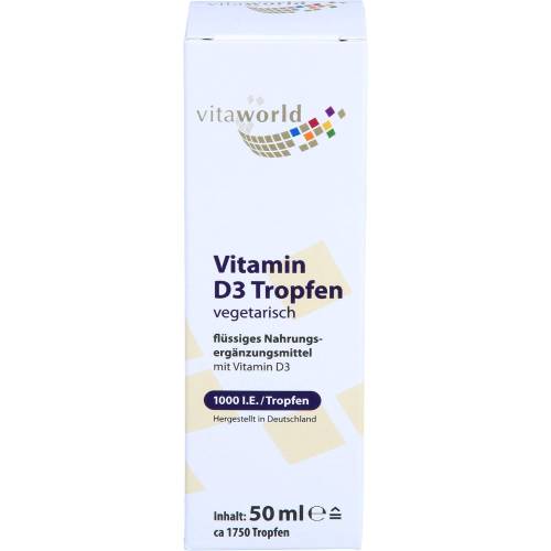 Vitamin D3 1000 I.E. pro Tag Tropfen zum Einnehmen 50 ml