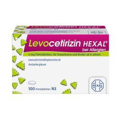 Levocetirizin Hexal bei Allergien 5 mg Filmtabl. 100 St